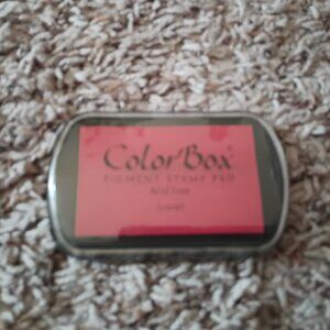 NEW red pigment ink pad - Color Box